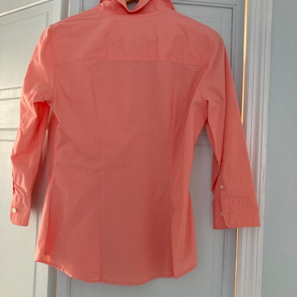 J. Crew Womens Salmon Button Down Cotton Shirt - Picture 2 of 4